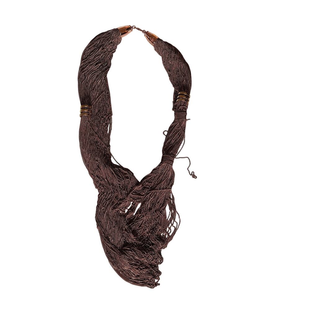 Maison Margiela Chunky Ottone Brass Necklace